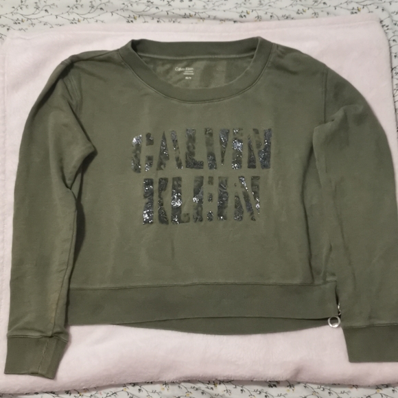 Calvin Klein Crop top long sleeve - Picture 1 of 3